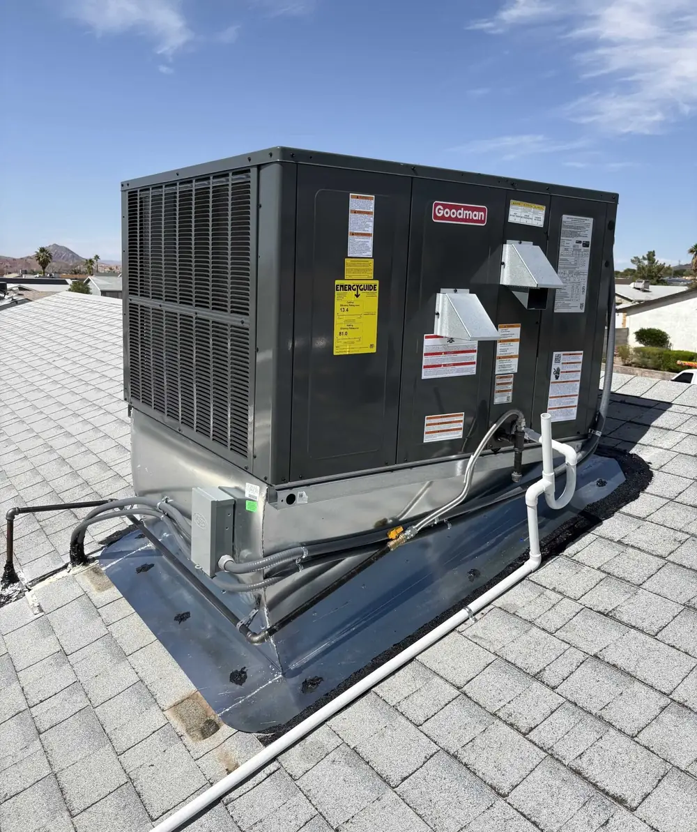 Alpine Air HVAC technician on a service call in Las Vegas